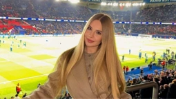 Емоції та стиль: дружина Забарного підтримала чоловіка на грі ПСЖ (+ВІДЕО)