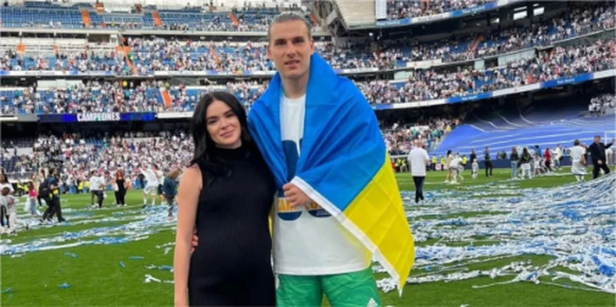 Дружина Луніна підтримала чоловіка після помилок Кепи у Суперкубку Іспанії