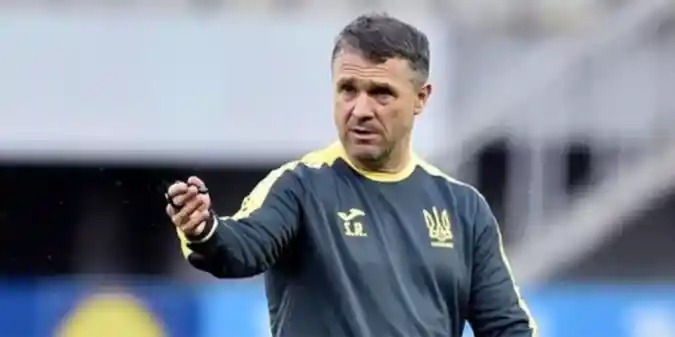 Сергій Ребров назвав стартовий склад України на матч з Німеччиною