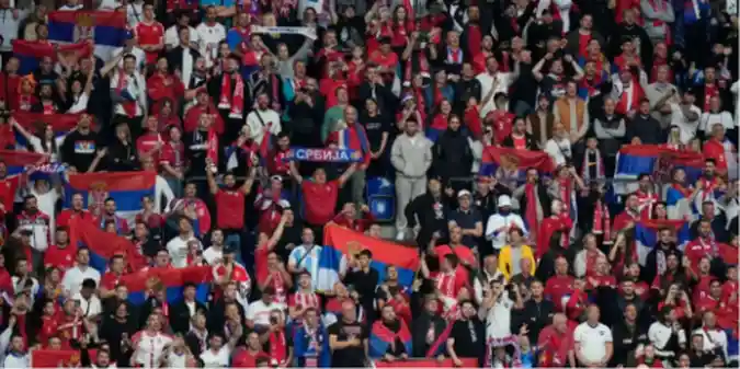 Сербія отримає штраф через прапор країни 404 під час матчу Євро-2024 проти Англії