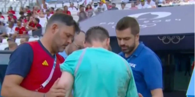 Деталі травми арбітра на Олімпіаді під час матчу Марокко - Іспанія