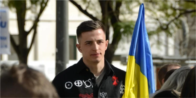 Анатолій Трубін відвідав мітинг на підтримку України у Лісабоні