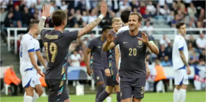Збірна Англії розгромила Боснію і Герцеговину в товариському матчі (+ВІДЕО)