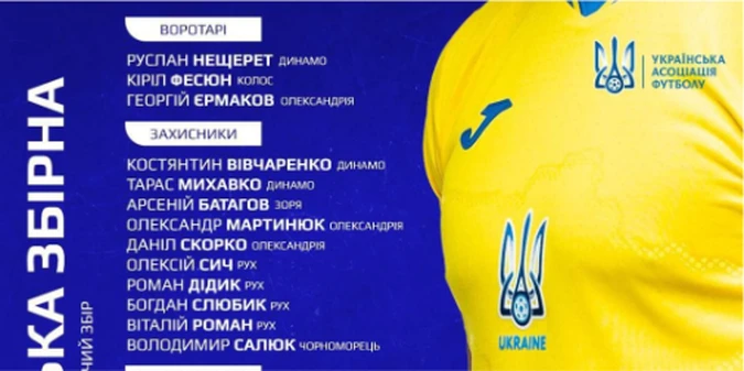 Ротань назвав заявку олімпійської збірної України на міжнародний турнір Tournoi Maurice Revello