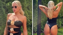 Спокуслива дівчина футболіста Динамо поділилася спекотним роликом (+ВІДЕО)