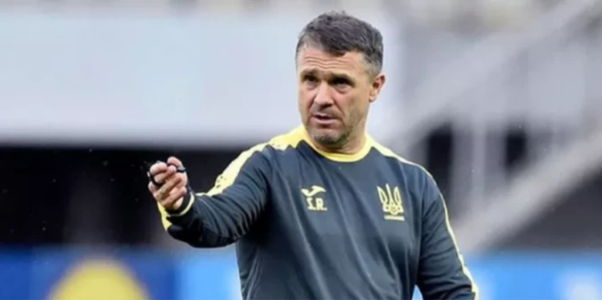 Сергій Ребров назвав стартовий склад України на матч з Німеччиною