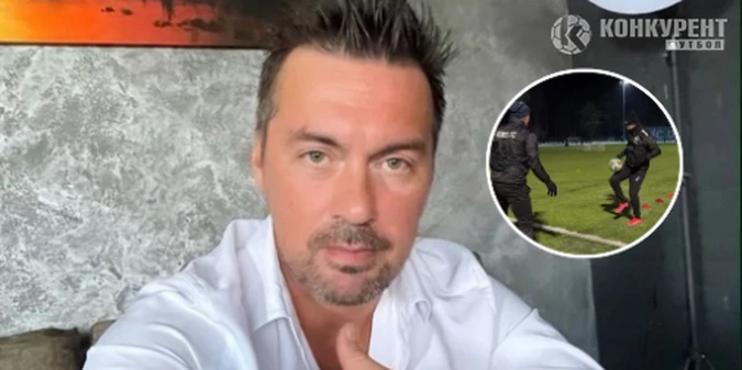 Він ще може: Мілевський показав, як працює з м’ячем (+ВІДЕО)