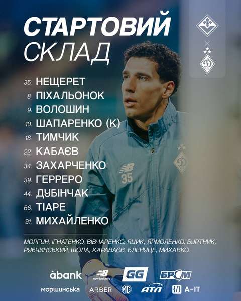 фото: ФК Динамо Київ