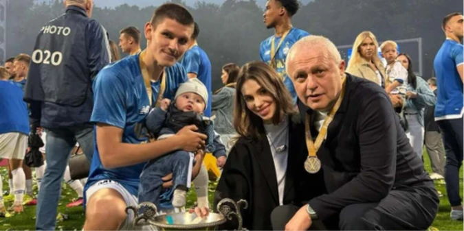 Зять Суркіса показав сина, який уже цікавиться футболом - готується до Ліги чемпіонів (+ФОТО)