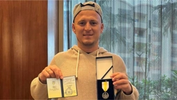 Екснападник збірної України отримав нагороду від Залужного (+ФОТО)