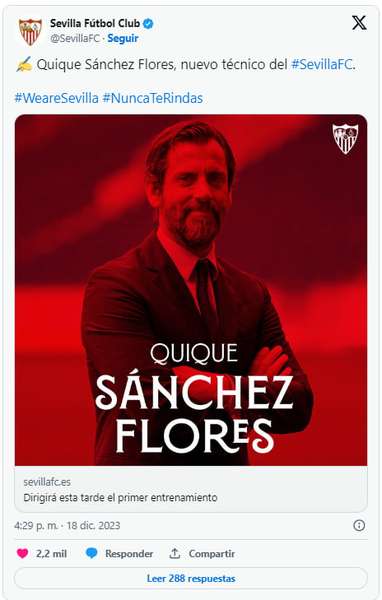 Фото: Х  @SevillaFC