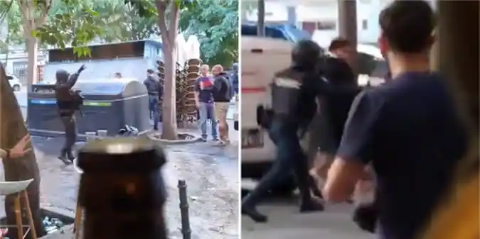 Мадридська поліція застосувала силу проти вболівальників Баварії (+ВІДЕО)