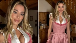 Футбольна телеведуча Ділетта Леотта зачарувала шанувальників своїх костюмом