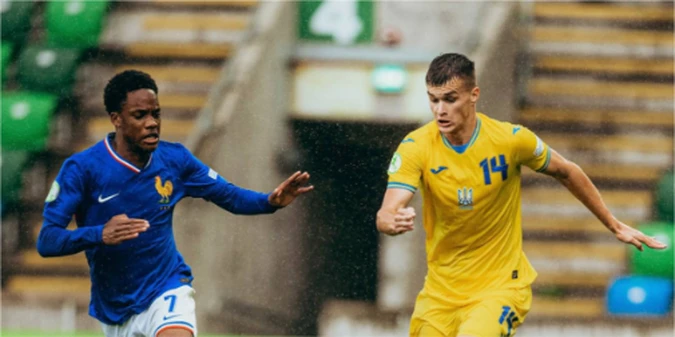Відомі найкращі гравці збірної України U-19 у першому таймі проти Франції на Євро-2024