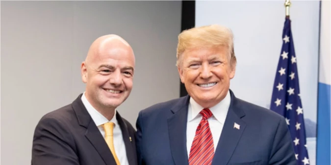 Президент ФІФА привітав Трампа з тріумфом на виборах США (+ФОТО)