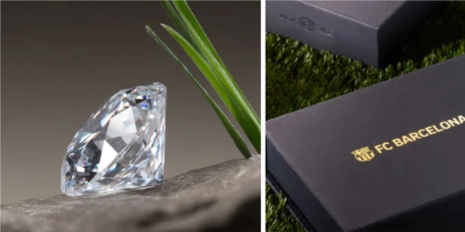 💎Барселона почала продавати діаманти вартістю €15 тис., зроблені зі старої трави Камп Ноу