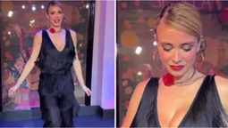 😻Чарівна ведуча та дівчина Лоріса Каріуса з Ньюкасла - Ділетта Леотта