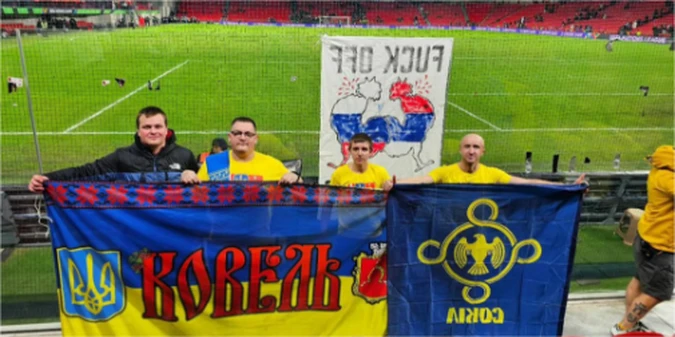 Сербія поскаржилася в УЄФА на антиросійські гасла українських уболівальників (+ФОТО)