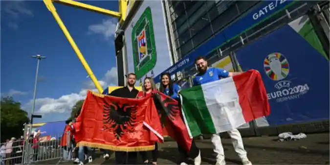 УЄФА оштрафував Албанію за поведінку фанатів