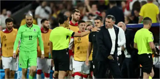 Тренер Грузії жорстко розкритикував суддів після поразки від Іспанії